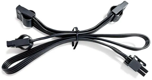 Alt view image 3 of 6 - YEPLOOK 6Pin to 3x Molex/IDE Straight Peripheral PATA 4Pin Power Cable for Seasonic CORE 650W, 550W, 500W GM/GC/GX Series Modular Powers