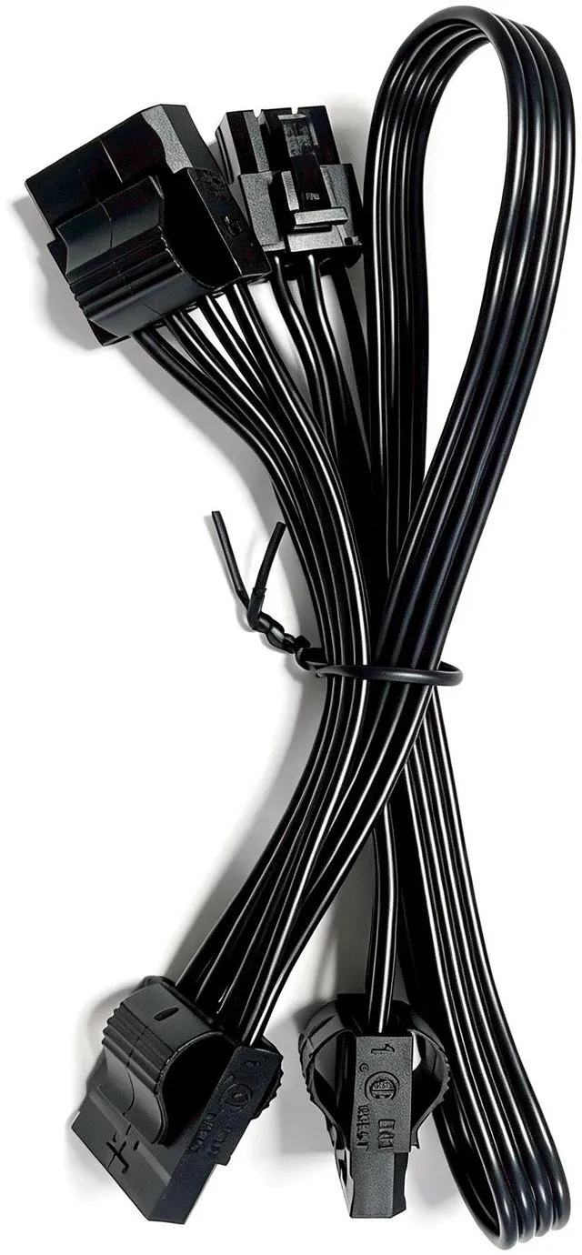 Alt view image 4 of 6 - YEPLOOK 6Pin to 3x Molex/IDE Straight Peripheral PATA 4Pin Power Cable for Seasonic CORE 650W, 550W, 500W GM/GC/GX Series Modular Powers
