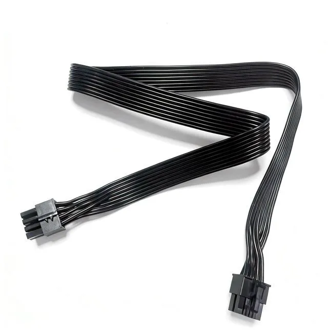 Alt view image 3 of 6 - YEPLOOK CPU Power Cable PSU 8Pin to CPU 4+4Pin EPS/ATX12V for Seasonic CORE GX/GM/GC Series 500W, 550W, 650W Modular Powers, 60 CM 18AWG