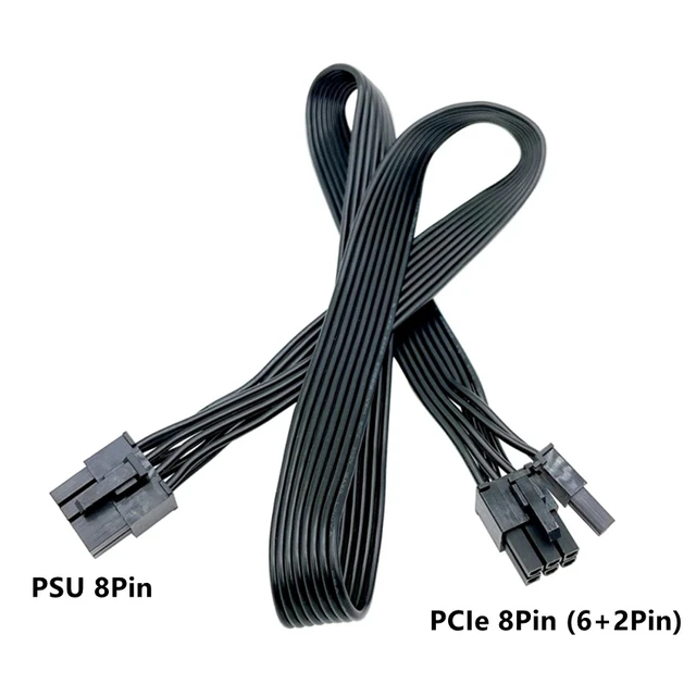 Alt view image 2 of 6 - YEPLOOK PCI-E 8Pin GPU Power Cable for Seasonic VERTEX PX-1200, PX-1000, PX-850, PX-750, GX-1200, GX1000, GX-850, GX-750 Modular Powers