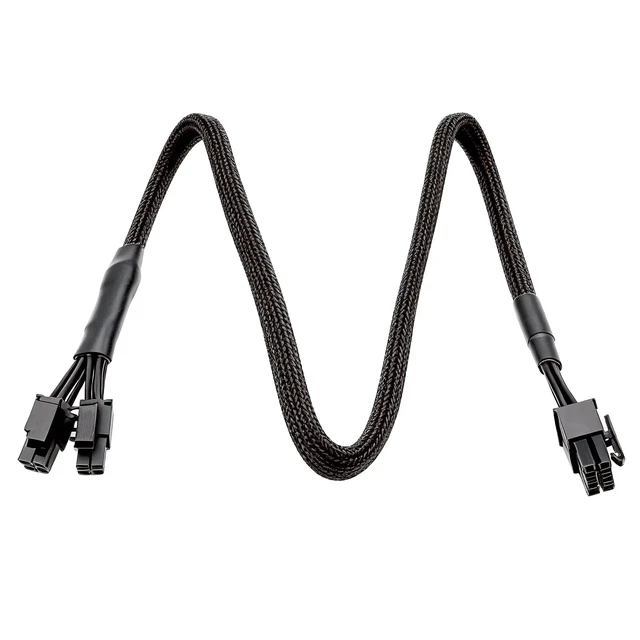 Alt view image 5 of 6 - YEPLOOK CPU Power Cable (4+4) Sleeved Net for Seasonic VERTEX PX-7500/PX-850/PX-1000/PX-1200, GX-750/GX-850/GX-1000/GX1200 Modular Power