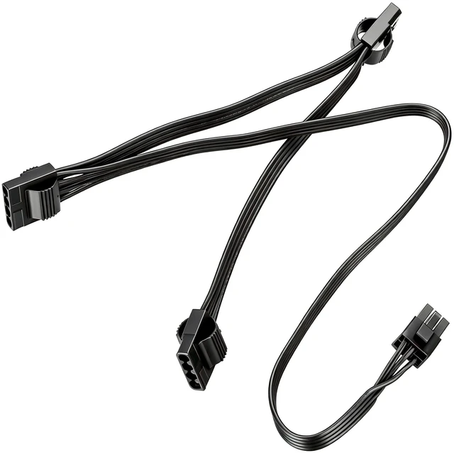 Alt view image 4 of 6 - YEPLOOK 3 Molex/IDE 4Pin Peripheral Power Cable for Seasonic VERTEX GX-1200/GX1000/GX-850/GX-750, PX-1200/PX-1000/PX-850/PX-750 Modulars