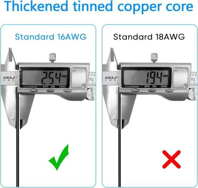 Alt view image 6 of 6 - 16AWG PCI-E 6Pin to 8Pin(2+6Pin) Male to Male GPU Graphic Card Extention Power Cable for BTC Ethereum Mining Server Power Module