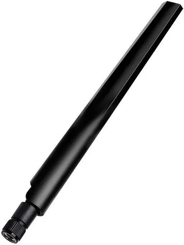 Alt view image 2 of 4 - 10pcs 6DBi WiFi Antenna 2.4GHz/5.8GHz Dual Band  RP-SMA Male (Hole) Connector for Wireless Network Router
