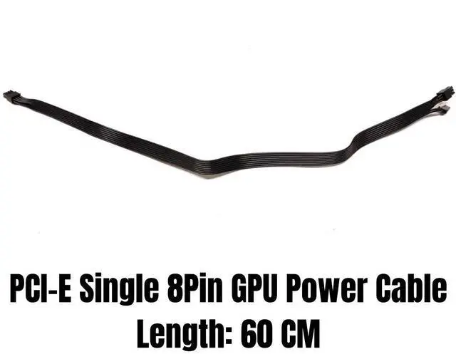 Alt view image 5 of 10 - YEPLOOK GPU Power Cable PCIe Single 8Pin 6+2Pin for Corsair RM1200x SHIFT, RM1000x SHIFT, RM850x SHIFT, RM750x SHIFT Modular Power