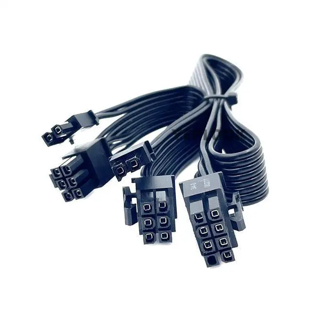 Alt view image 6 of 6 - YEPLOOK Dual PCI-e 8Pin 6+2Pin GPU Graphics Card Power Cable for Corsair CX430, CX450, CX500, CX600, CX650, CX750 CX Type3 Modular Power