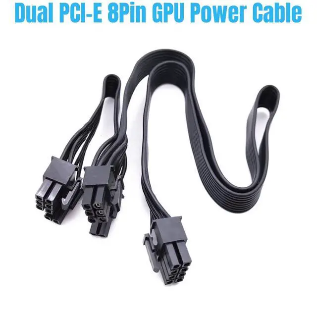 Alt view image 3 of 6 - YEPLOOK PCIe Dual 6+2Pin 8Pin GPU Power Cable for Seasonic PX-1600, PX-1300, PX-1200, PX-1000, PX-850 PRIME Platinum Modular Power