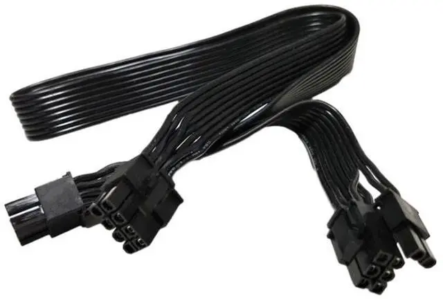 Alt view image 3 of 5 - YEPLOOK PSU 8Pin to PCIe Dual 8Pin 6+2Pin GPU Power Cable for Seasonic CORE GM-650 SSR-650LM, GM-550 SSR-550LM, GM-500 SSR-500LM Modular Power