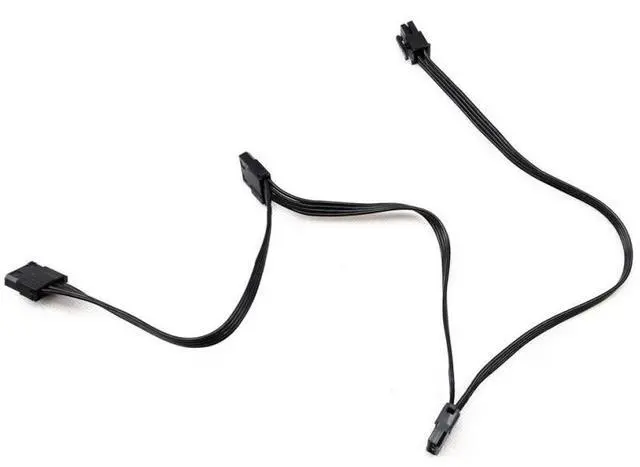 Alt view image 7 of 7 - YEPLOOK 6Pin to 3x Molex IDE 4Pin Straight, Peripheral Perif PATA Power Cable for Seasonic PRIME, FOCUS, CORE, M12II EVO, SnowSilent Modular Power