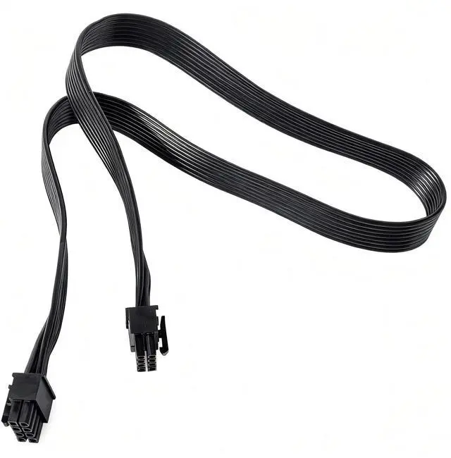 Alt view image 7 of 7 - YEPLOOK PSU 8Pin to PCIe 8Pin 6+2Pin GPU Power Cablefor Seasonic Snow Silent-750 750W, Snow Silent-1050 1050W, Snow Silent-1250 1250W Modular Power, 60CM 18AWG Flat Cable