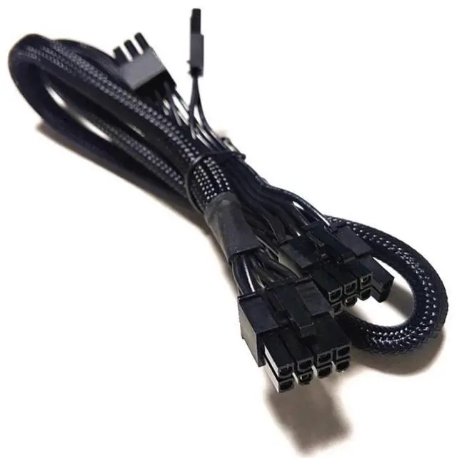 Alt view image 5 of 7 - YEPPLOOK PSU 8Pin to Dual PCIe 8Pin 6+2Pin GPU Power Cable for Seasonic Prime GX-1000, GX-850, GX-750, GX-650 Modular Power, Sleeved Net