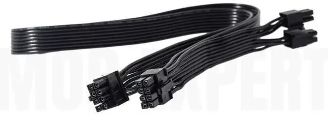 Alt view image 3 of 7 - YEPLOOK EPS/ATX12V PSU 8Pin to Dual 8pin 4+4Pin CPU Power Cable for Seasonic PRIME, FOCUS, CORE, M12II EVO, SnowSilent Series Modular Power