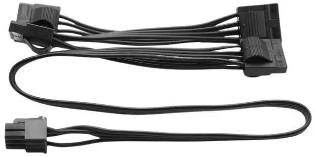 Alt view image 6 of 7 - YEPLOOK 6Pin to 4x Molex IDE 4Pin PATA Perif Peripheral Power Cable for Seasonic M12II EVO 520W 620W 750W 850W Modular Power