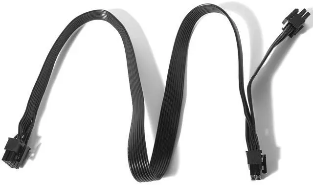 Alt view image 5 of 6 - YEPLOOK PSU 8Pin to Dual CPU 8Pin EPS/ATX12V 4+4Pin Power Cable for Seasonic M12II EVO SS-520GM2, 620GM2, 750AM2, 850AM2 Modular Power