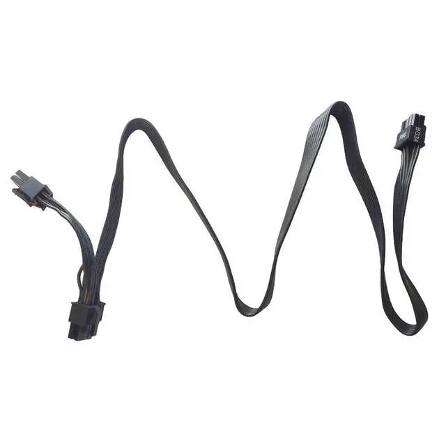 Alt view image 7 of 7 - YEPLOOK PCIe Dual 8Pin 6+2 GPU Power Cable for Corsair AX1200 1200W Gold Modular Power, 18AWG Tinned Copper Flat Wire, 60+20 CM / 23.62+7.87 inch/ 1.97+0.66 ft.