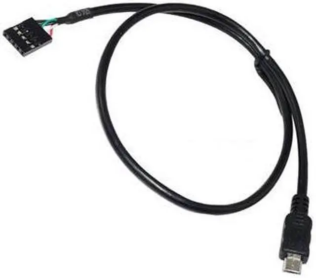 Main image of 50CM micro usb 5pin male to 1x 5Pin Female 0.1" USB header PCB motherboard cable