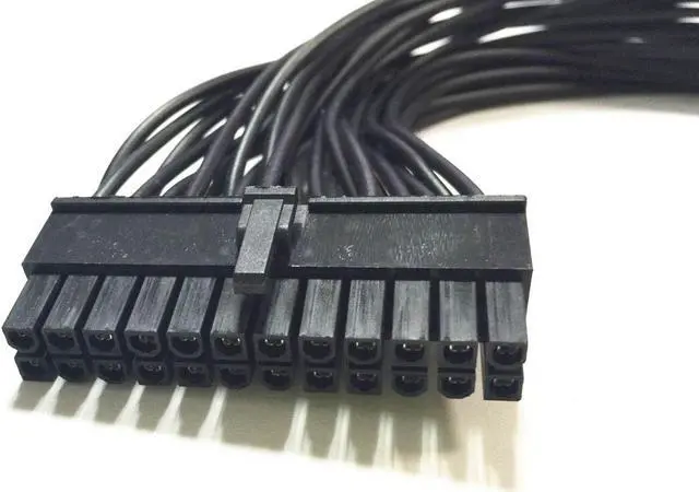 Alt view image 2 of 4 - 30cm ATX 24Pin Male to 24(20+4)-Pin male Internal PC PSU Power Supply Cable