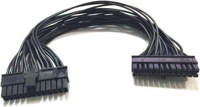 Alt view image 4 of 4 - 30cm ATX 24Pin Male to 24(20+4)-Pin male Internal PC PSU Power Supply Cable