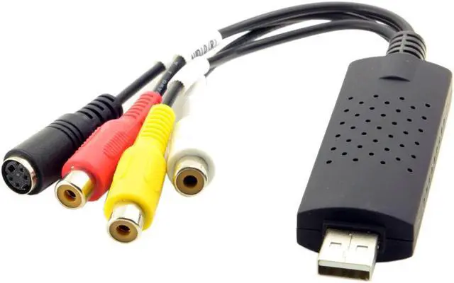 Alt view image 7 of 7 - USB 2.0 Audio Video CAP TV DVD VHS S-Video Capture DVR Sureveillance 4 Channel