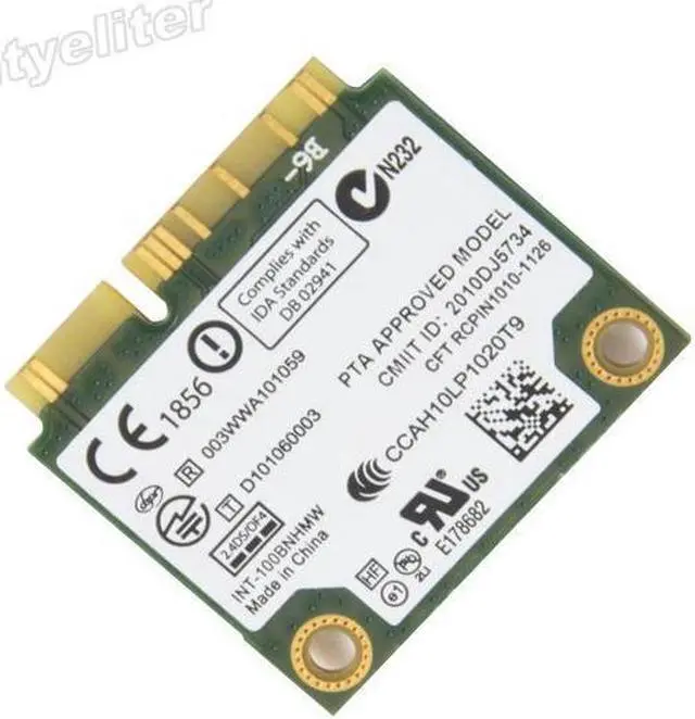 Alt view image 4 of 7 - Intel Wireless-N 100BNHMW 150M Wifi Half Mini PCI-E WLAN Card for ACER ASUS DELL