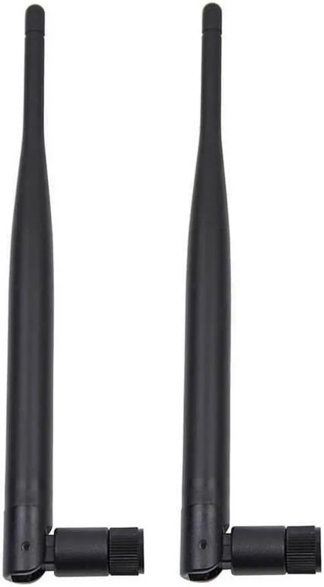 Alt view image 2 of 4 - 2 x 6dBi 2.4GHz 5GHz Dual WiFi RP-SMA Antenna + 2 x 30cm U.fl / IPEX Cable K4K2