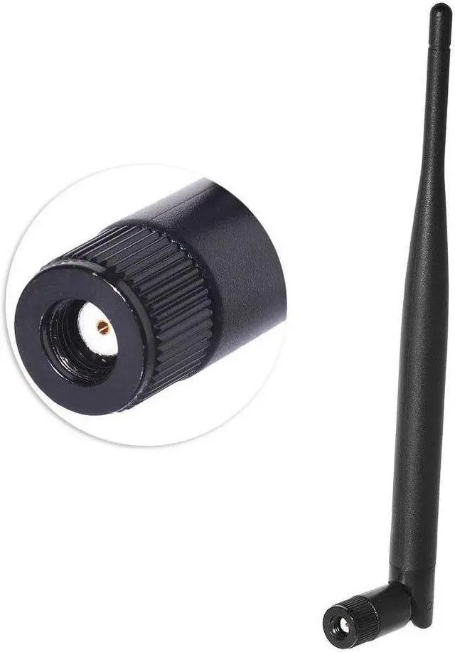 Alt view image 2 of 4 - 10-Pack Dual Band 2.4GHz 5.8GHz 6dBi RP-SMA WiFi Antenna for USB WiFi Adapter