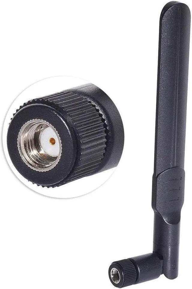 Alt view image 2 of 4 - 2-Pack Dual Band 2.4GHz 5GHz 5.8GHz RP-SMA WiFi Antenna,IPX U.FL Pigtail Cable