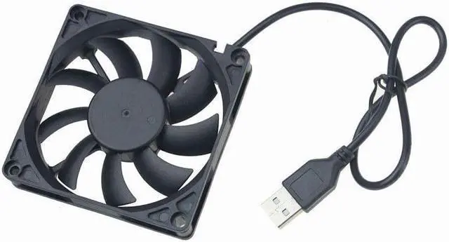 Alt view image 2 of 5 - 5V 0.4A 8cm 80mm 80x80x15mm USB Power Brushless PC CPU fan Cooling Fan Quiet
