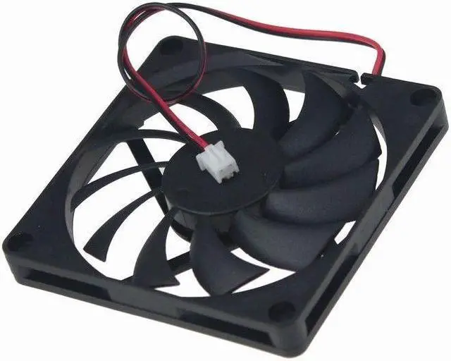 Alt view image 4 of 7 - 12V 8cm 80mm 80x80x10mm 2pin Brushless PC CPU Case fan Cooling Fan
