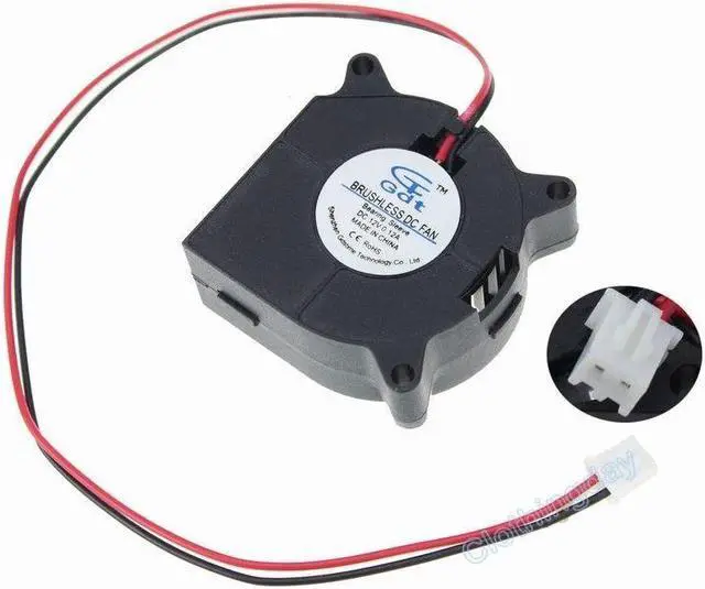 Alt view image 2 of 7 - 4cm 40x40x20mm 12V Brushless DC Blower Cooling Turbo Fan 2pin