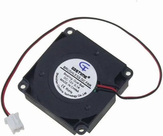 Alt view image 5 of 7 - 4cm 40x40x10mm Ball Bearing 12V Brushless Blower Cooling Fan 2pin