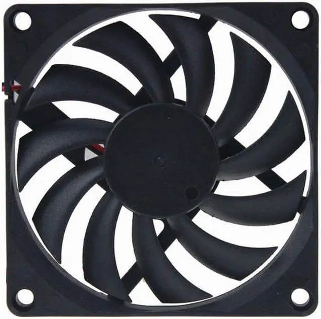 Alt view image 2 of 7 - 12V 8cm 80mm 80x80x10mm 2pin Brushless PC CPU Case fan Cooling Fan