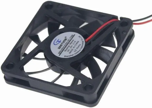 Alt view image 4 of 5 - 24V 6cm 60mm 60x60x10mm 2pin Brushless fan Cooling Cooler Fan
