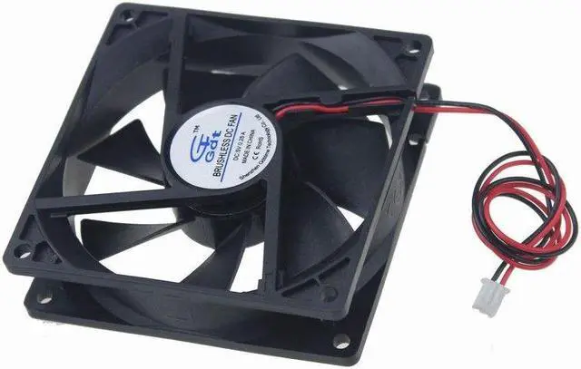Alt view image 6 of 7 - 9cm 92mm 92x92x25mm fan Fan 5V 0.25A Brushless Cooling Cooler Fan 2pin