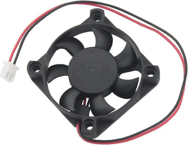 Alt view image 4 of 6 - 12V 5cm 50mm 50x50x10mm 2pin Brushless PC CPU Case fan Cooling Cooler Fan