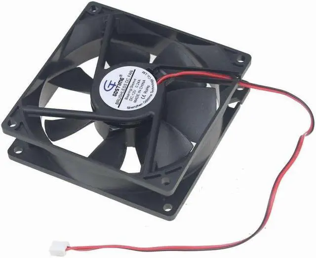Alt view image 5 of 7 - 2pin 12V 9cm 92mm 92x92x25mm Brushless PC CPU Case Kühlung fan Cooling fan