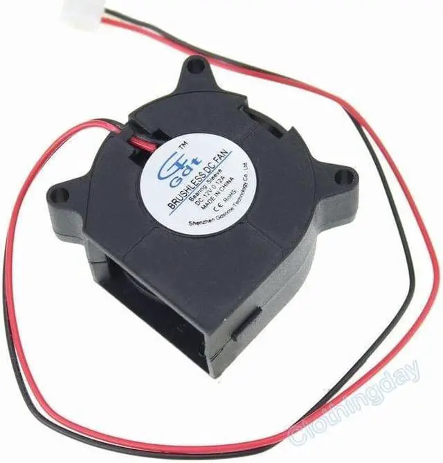 Alt view image 7 of 7 - 4cm 40x40x20mm 12V Brushless DC Blower Cooling Turbo Fan 2pin
