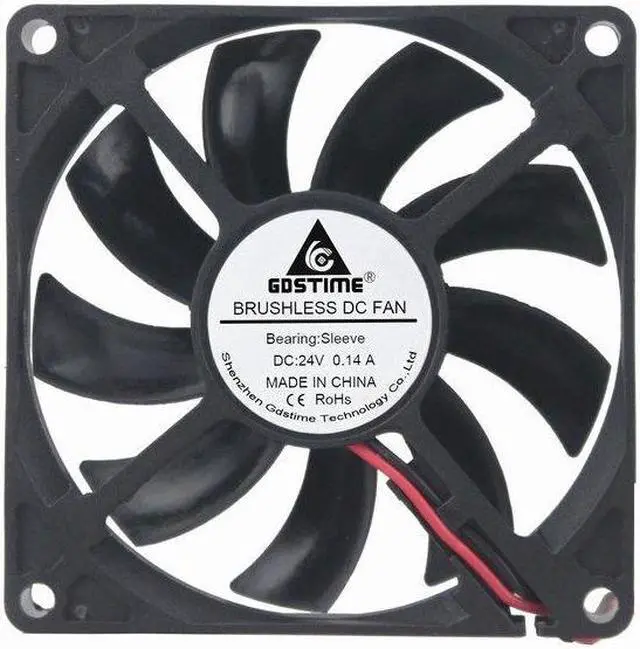 Main image of 24V 8cm 80mm 80x80x15mm 2pin Brushless PC CPU fan Cooling Cooler Fan