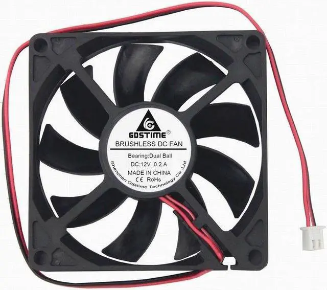 Main image of Ball Bearing 12V 8cm 80mm 80x80x15mm 2pin Brushless PC CPU fan Cooling Fan