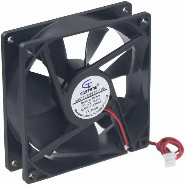 Alt view image 6 of 7 - 2pin 12V 9cm 92mm 92x92x25mm Brushless PC CPU Case Kühlung fan Cooling fan