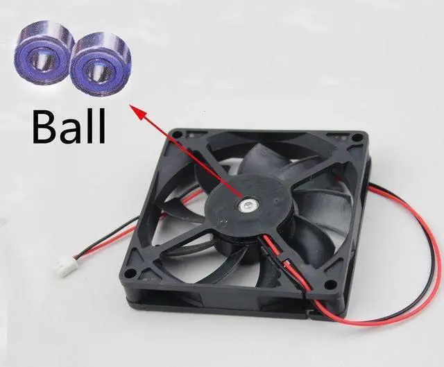 Main image of Ball Bearing 24V 8cm 80mm 80x80x15mm 2pin Brushless fan Cooling Cooler Fan