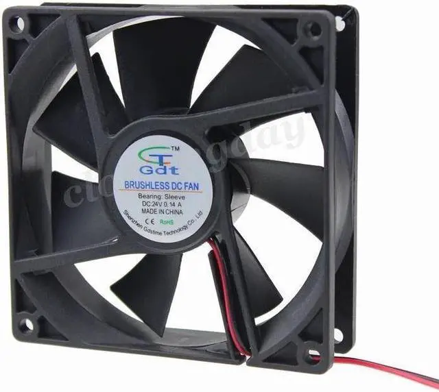 Main image of 2pin 24V 9cm 9225S 92mm 92x92x25mm Brushless PC CPU fan Cooling Cooler Fan