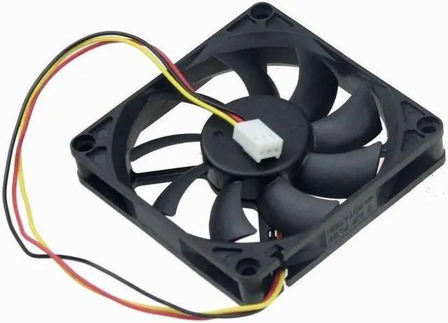 Alt view image 2 of 5 - Silent 3pin 12V 8cm 80mm 80x80x15mm Brushless PC CPU Case fan Cooling Fan