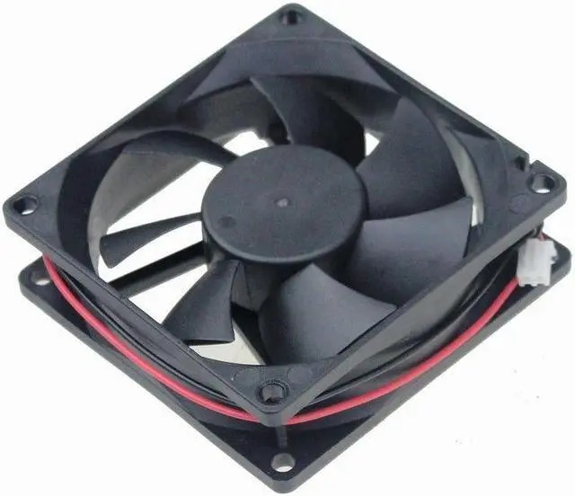 Alt view image 3 of 6 - 12V 8cm 80mm 80x80x25mm Kühlung fan Brushless PC CPU Case Cooling Fan 2pin