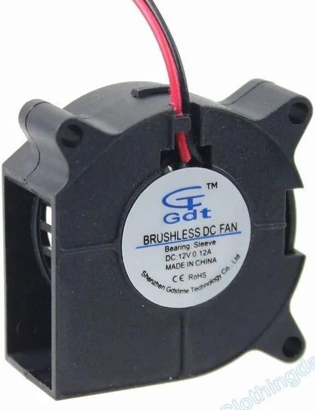 Alt view image 4 of 7 - 4cm 40x40x20mm 12V Brushless DC Blower Cooling Turbo Fan 2pin