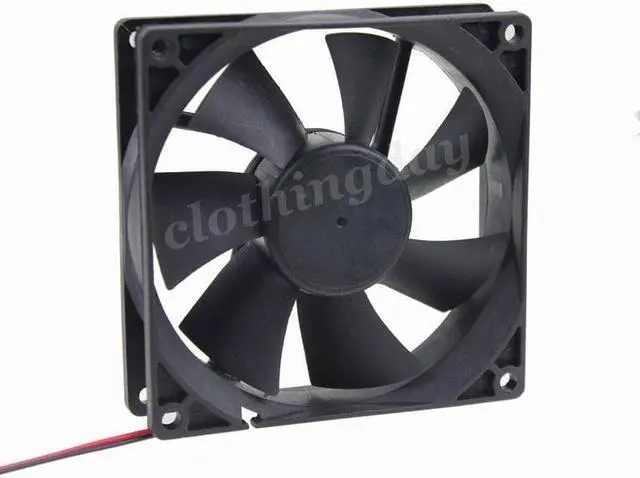 Alt view image 3 of 3 - 2pin 24V 9cm 9225S 92mm 92x92x25mm Brushless PC CPU fan Cooling Cooler Fan