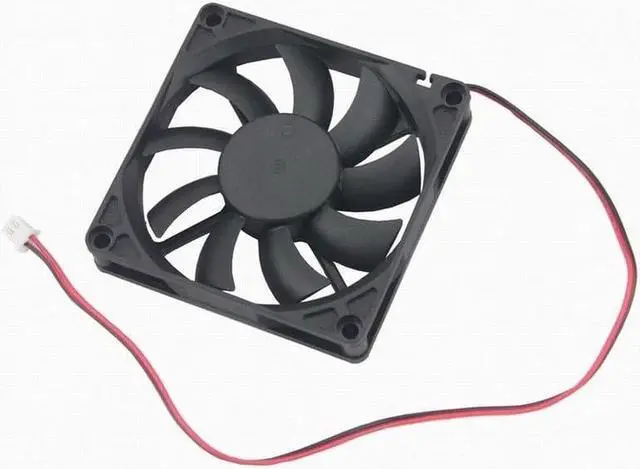 Alt view image 3 of 6 - Ball Bearing 12V 8cm 80mm 80x80x15mm 2pin Brushless PC CPU fan Cooling Fan