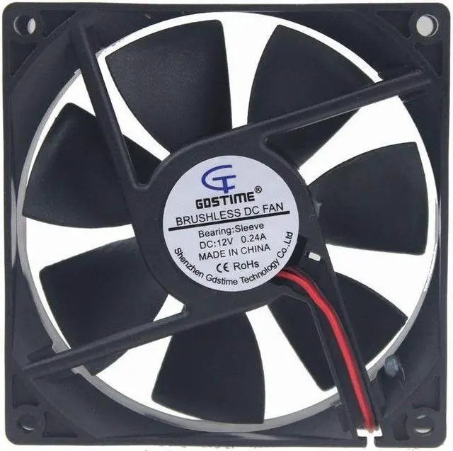 Main image of 2pin 12V 9cm 92mm 92x92x25mm Brushless PC CPU Case Kühlung fan Cooling fan