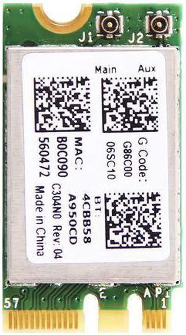 Main image of Broadcom BCM943142Y 2.4GHz BT4.0 NGFF/M.2 WiFi Card 150M