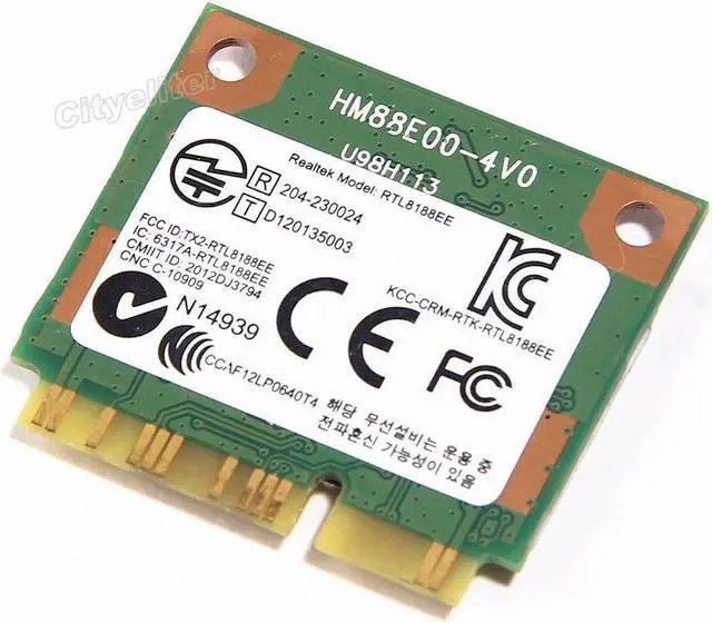 Alt view image 4 of 6 - RTL8188EE Realtek Wireless 802.11bgn Wifi Half Mini PCI-E Wlan Network Card